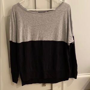 Vince Colorblock Cotton Sweater